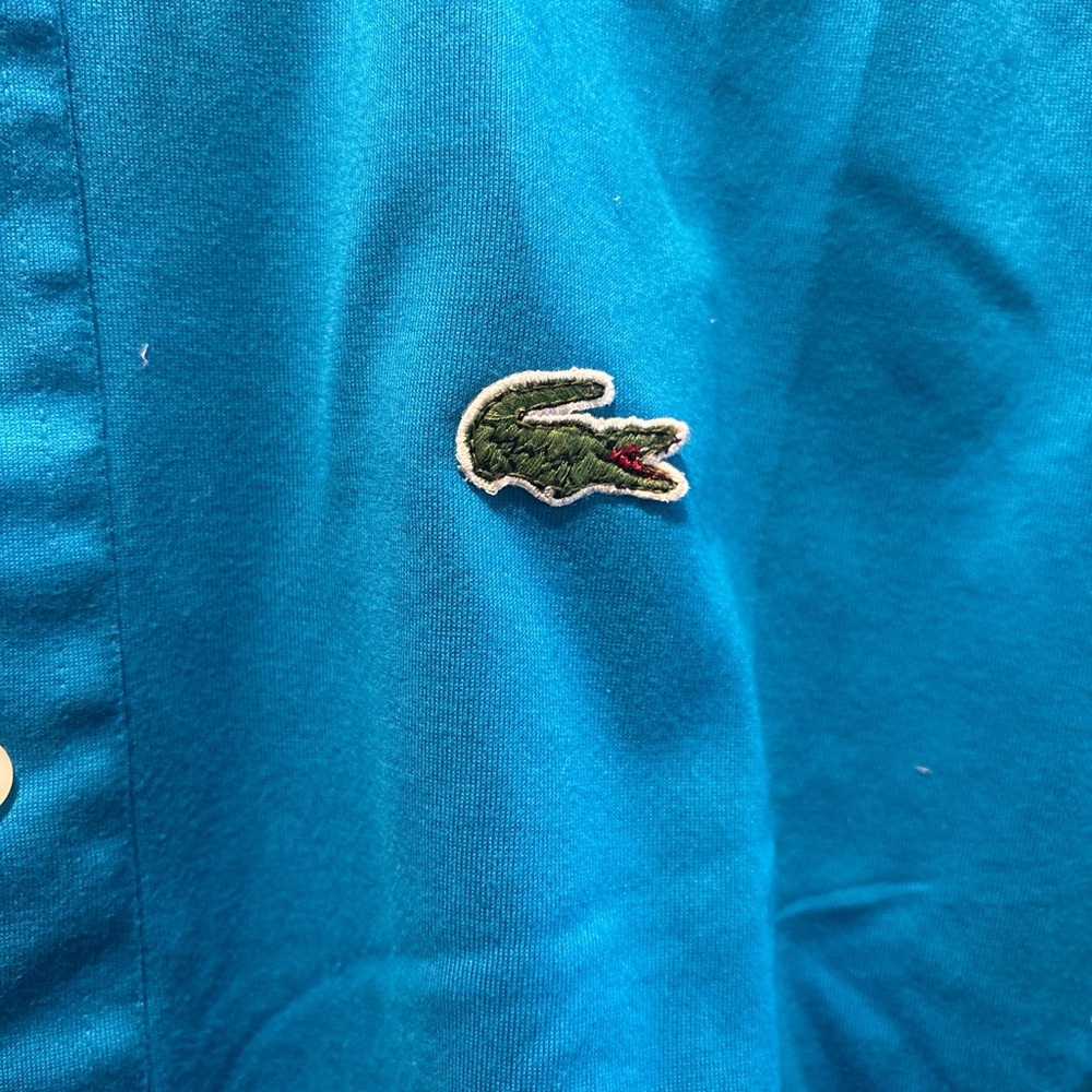Vintage Izod Lacoste Blue Polo Shirt new without tags
